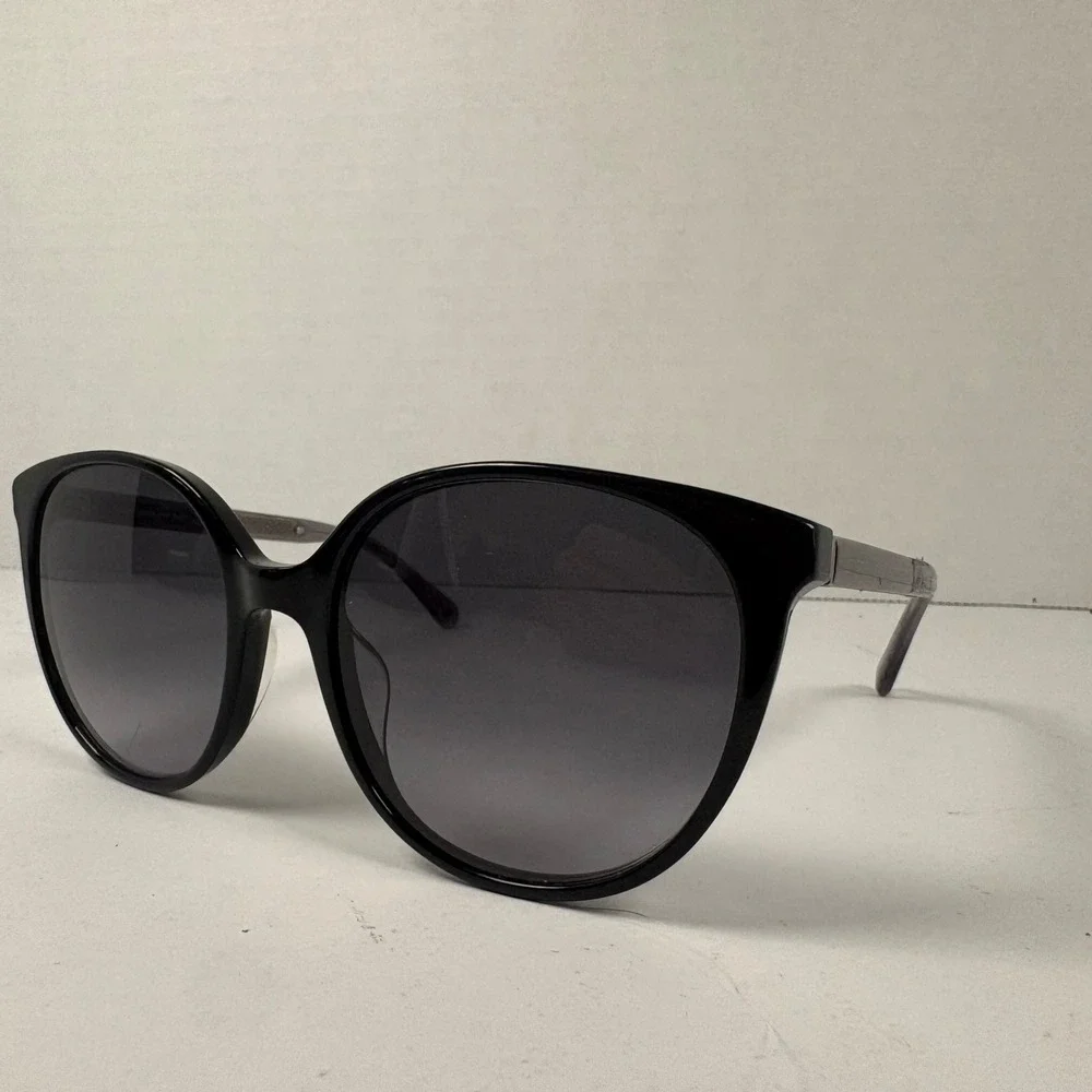 Kate Spade Erlyn Sunglasses Women 56mm Black Grey Gradient Round ERLYN/G/S BSC9O